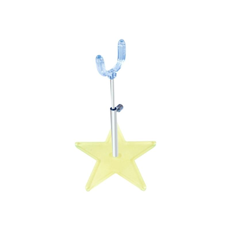 Creative Star Shape Base Ball Joint Doll Display Stand For 1/8 1/12 Action Figures With Stable Support And Easy Assembly