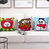 Funny Rabbit Christmas Cartoon cushion cover Pillow Cover Decoration Room Home Sofa living Office Car Nordic Simplicity