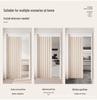 No-Punch Windproof Folding Curtain for Bathroom or Bedroom