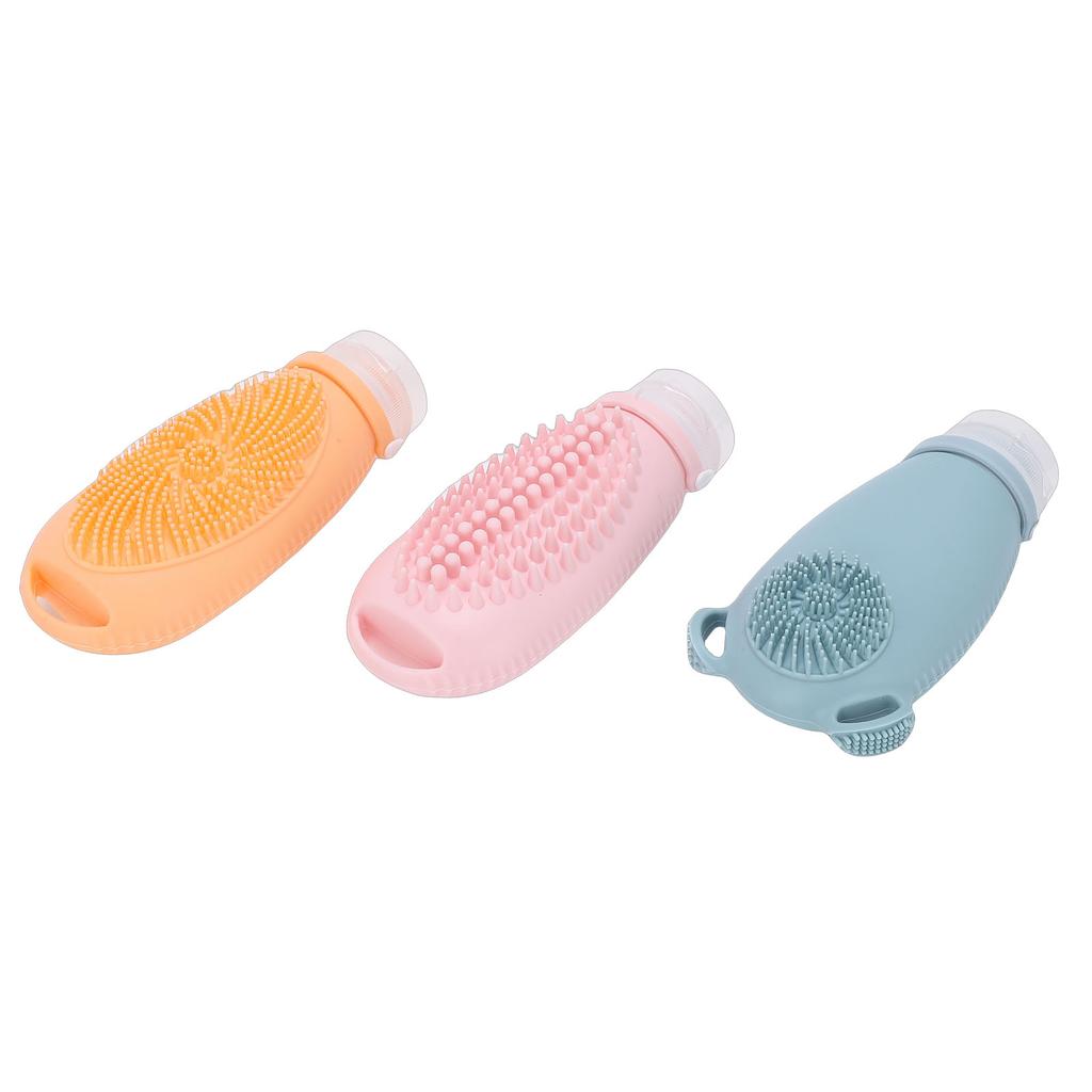Travel Bottles for Toiletries Squeezable Silicone Toiletry Bottles for Shampoo Conditioner 100ml