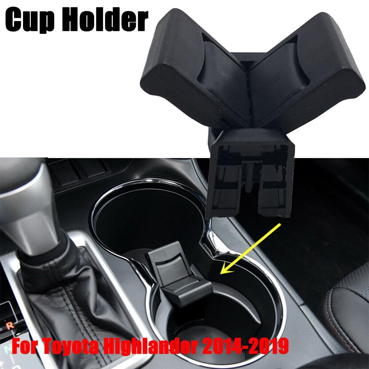 Center Console Cup Holder Divider ert For Toyota Highlander/Kluger 2014-