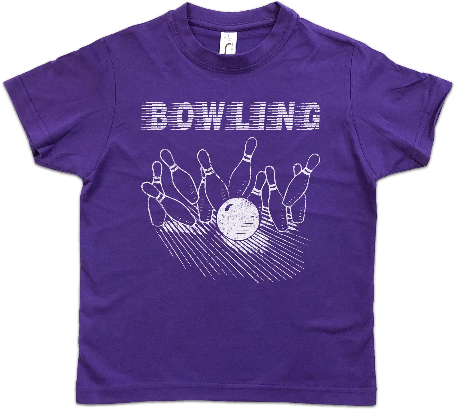 

SPEED BOWLING Kids Boys T-Shirt Wesley Crushers Team Lets Bowl Rather Be Strike 160