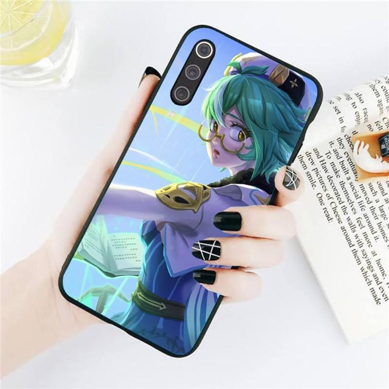 Urocze etui na telefon z Sacharozą dla Xiaomi Redmi Note 11 10 9T 8 7 Pro Redmi 10 9 9A 9C 8 7 6 Miękkie Czarne Etui na Telefon