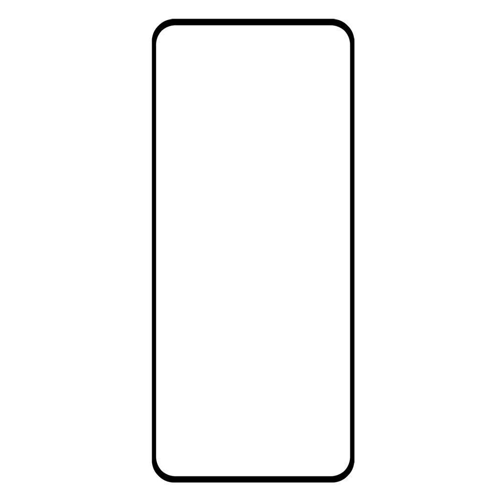 Complete Covering Full Glue Silk Printing HD Clear Tempered Glass Screen Protector for Realme 8i/Narzo 50 4G