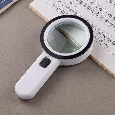 HD 12 LED Magnifying Glass with High Magnification and Optical Clarity for Elderly & Children 2288-85