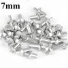 100/10PCS Hammer Drive Expansion Rivets Expansion Aluminum Nail Head Piercing Knock Type Small Tapping Screws Fasteners Rivet