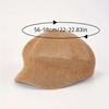 Retro Beret Caps For Women Solid Color Breathable Mesh Design Sun Protection Uv Block Spring Summer Linen Girls Adjustable Daily