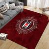 Amsterdamsche Football Club Ajax Flannel Pattern Square Carpet,Area Rug,Carpet Rug for Living Room Bedroom Sofa Playroom Decor,Non-slip Floor Mat