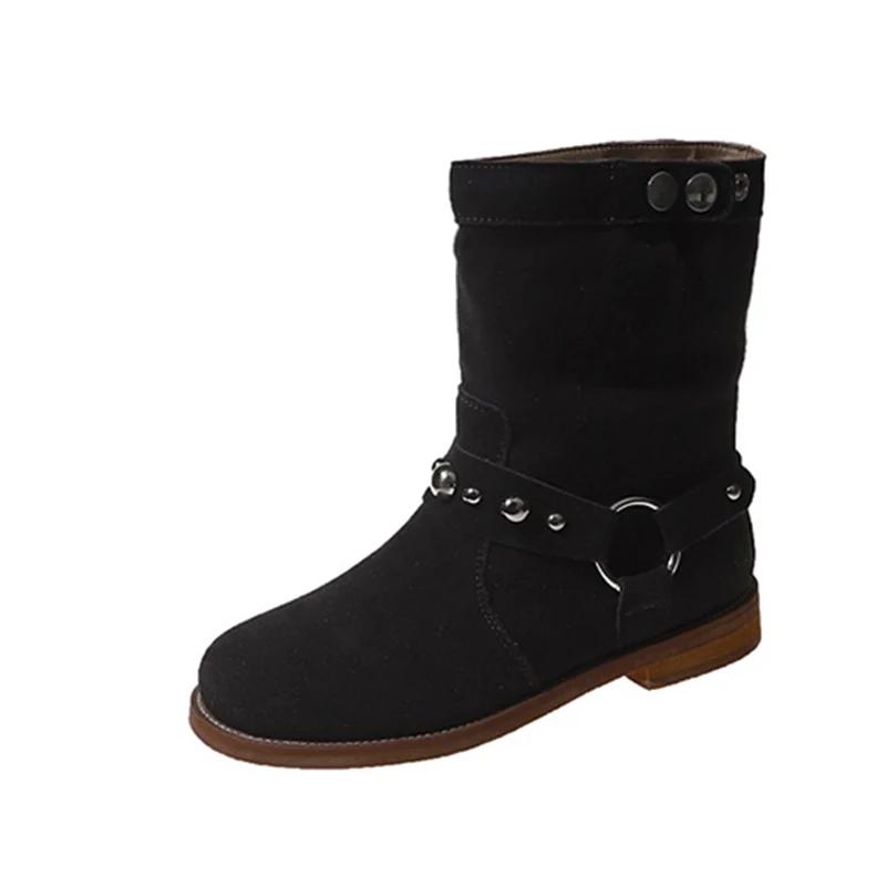 

Ботильоны на плоской подошве на платформе, женские зимние ботинки, новые зимние повседневные модные женские ботинки для прогулок, путешествий, женские ботинки 35