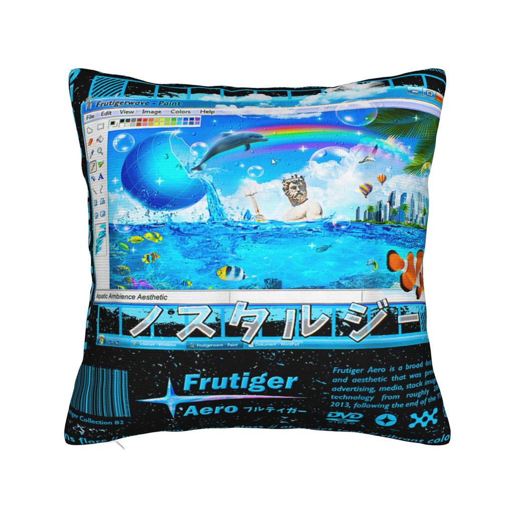 Federa Frutiger Aero Federa Cuscino Retro Trendy Federe Cuscino Per Divano Divano Camera da Letto