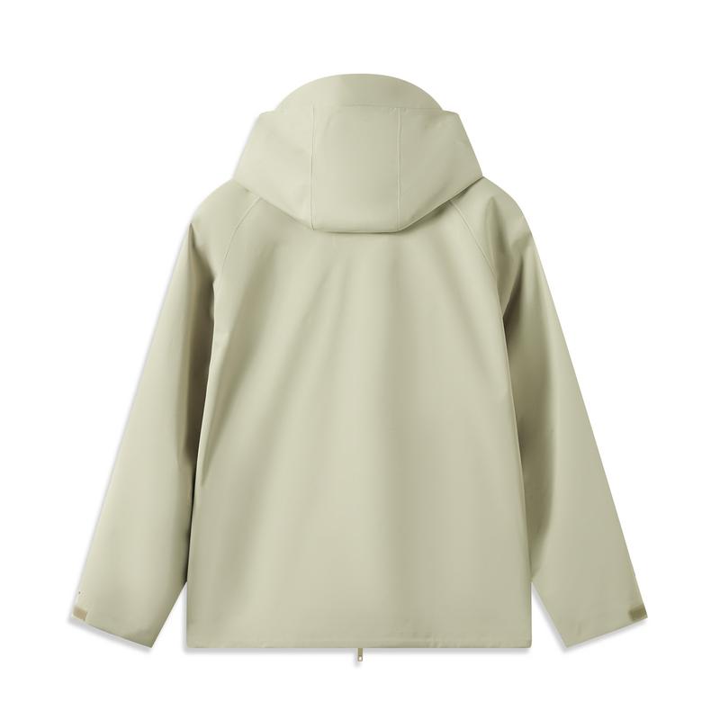 Li Ning CF Su Wan Long Jia Protection Series Waterproof Windproof Outdoor Hiking Hard Shell Jacket Unisex Jacket Lime AEMU049-1