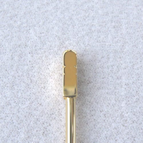 Nagao Pinchos Picks, Hors d'oeuvre Pins, Square Sticks, Set of 6, Gold, Made in Japan
