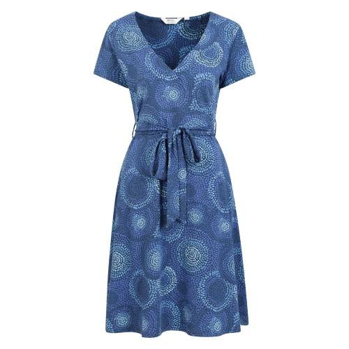 Mountain Warehouse Womens/Ladies Santorini Patterned Jersey Wrap Midi Dress