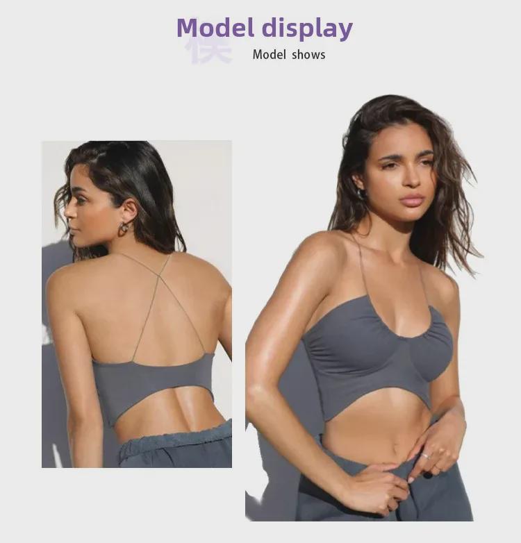 2024 Women's Summer Yoga & Fitness Bra Top: Outdoor Running Sportswear