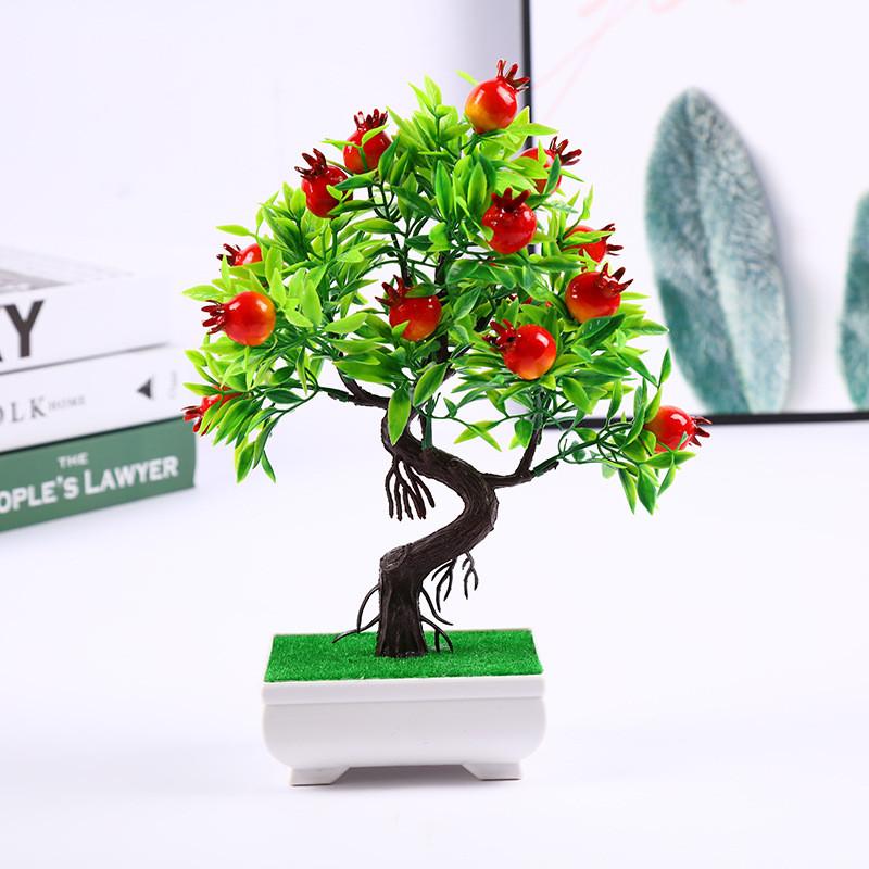 Red Orange Chili Fruit Artificial Plant Bonsai For Home Decor And Gift Ideas