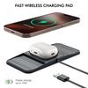Silicone Non-Slip Car 15W Wireless Charger Phone Pad For iPhone 17 16 15 14 13 12 Pro Max Samsung Xiaomi Fast Charging Station
