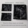Abstract Geometric Lines Bedding Duvet Cover Sets Duvet Covers Pillowcases Gifts (1 * Duvet Cover 2 * Pillowcases, Without Duvet Insert)