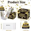 1pcs Birthday Cash Gift Box with Cake Card Funny Pumping Money Box Creative Birthday Gifts for Men Women