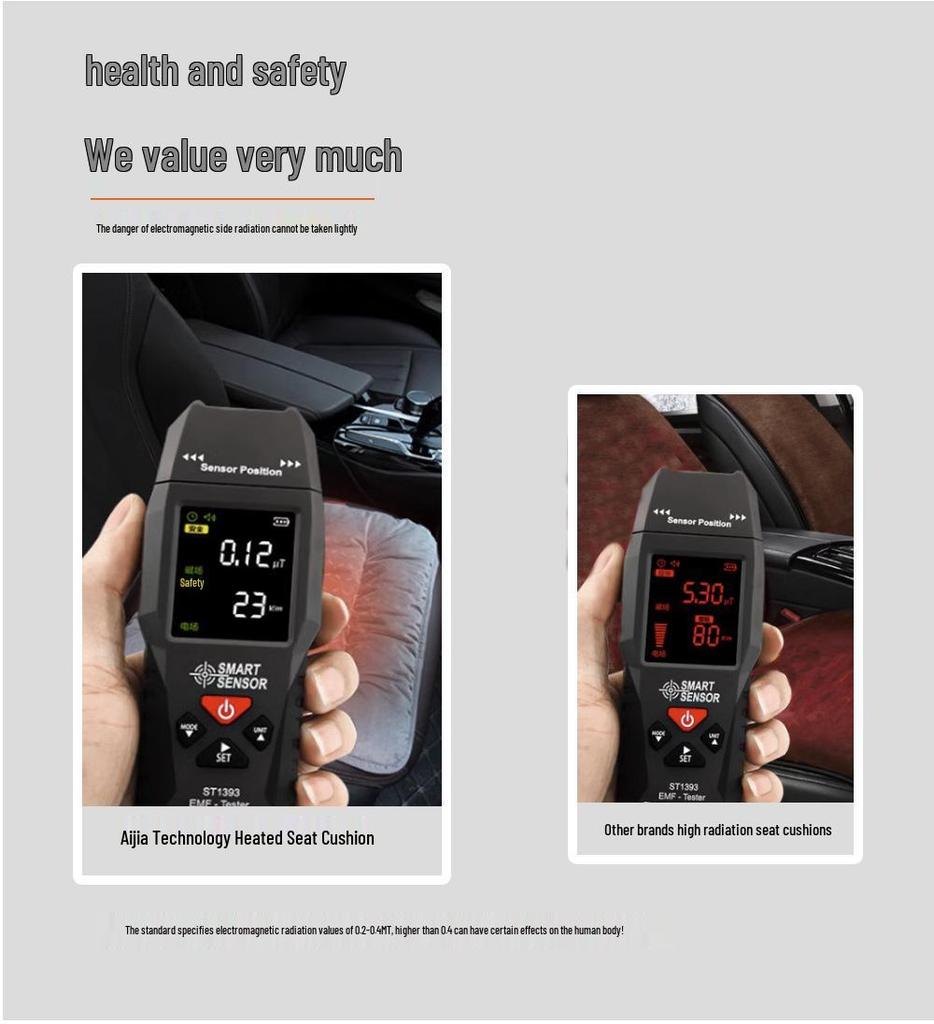 Graphene Heated Car Seat Cushion - Warm Plush Winter Pad, Universal Fit, Thickened Electric Heating.