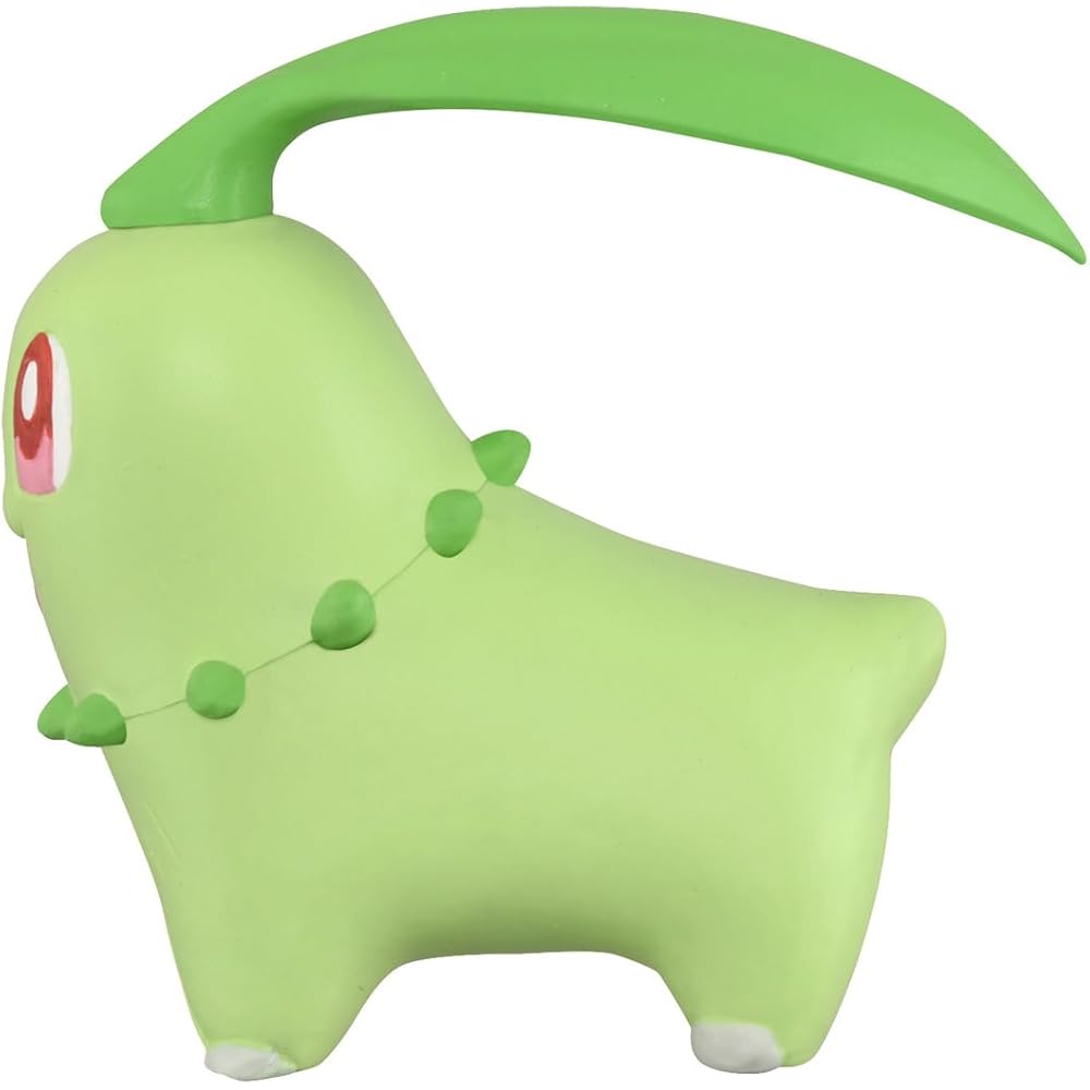 Takara Tomy Pocket Monsters Moncolle Chikorita Figure Collectible Toy