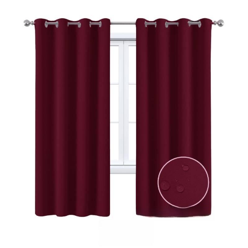 Nordics Full Blackout Solid Color Curtain With Polyester Fabric For Living Room And Bedroom Windows