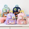 Letter Cartoon Childrens Nylon School Backpack For Kindergarten Kids