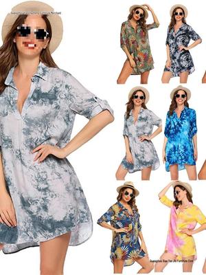 European & American Women's Swimwear Beach Cover-up Shirt & Bikini Skirt (2026 Model)