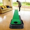Auto Ball Return Golfing Putting Mat Fairway Trainer Golf Putter Trainer  Golf Supplies