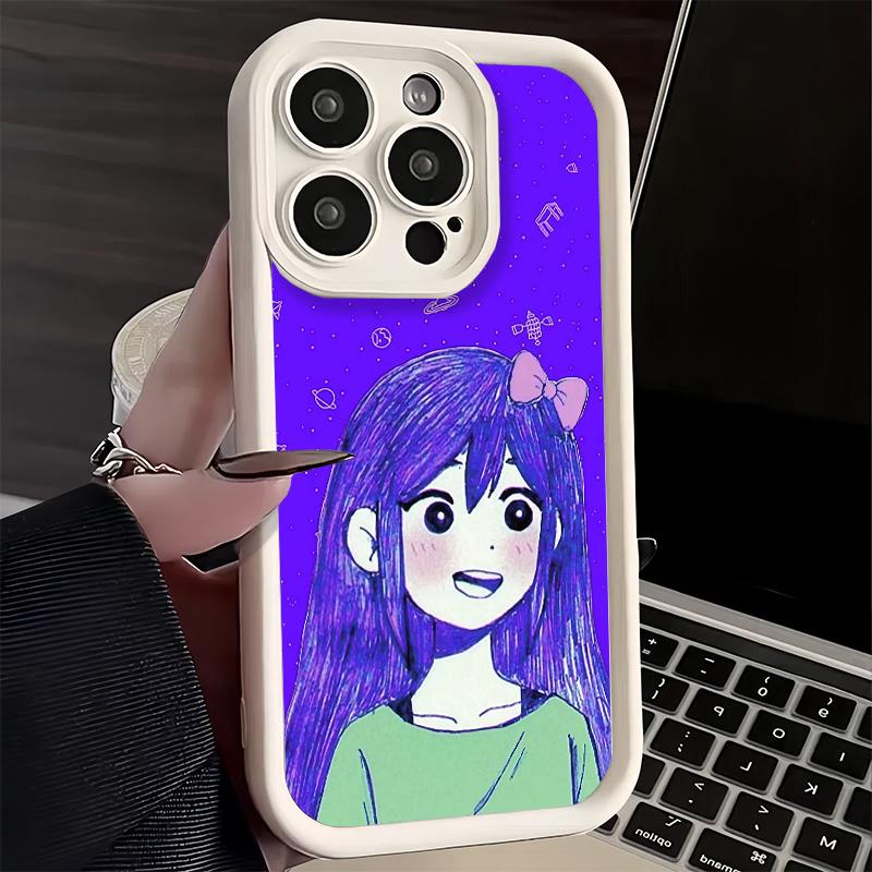 O-Omori Cartoon Game Phone Case for iPhone 16 17 Air 16E 15 Pro Max 14 Plus 13 12 Mini Capa Soft Shell Silicone Funda