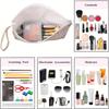 1pc Colorful Woven Cosmetic Bag Waterproof Travel Toiletries Bag Women Accessories Small Zipper Wallet