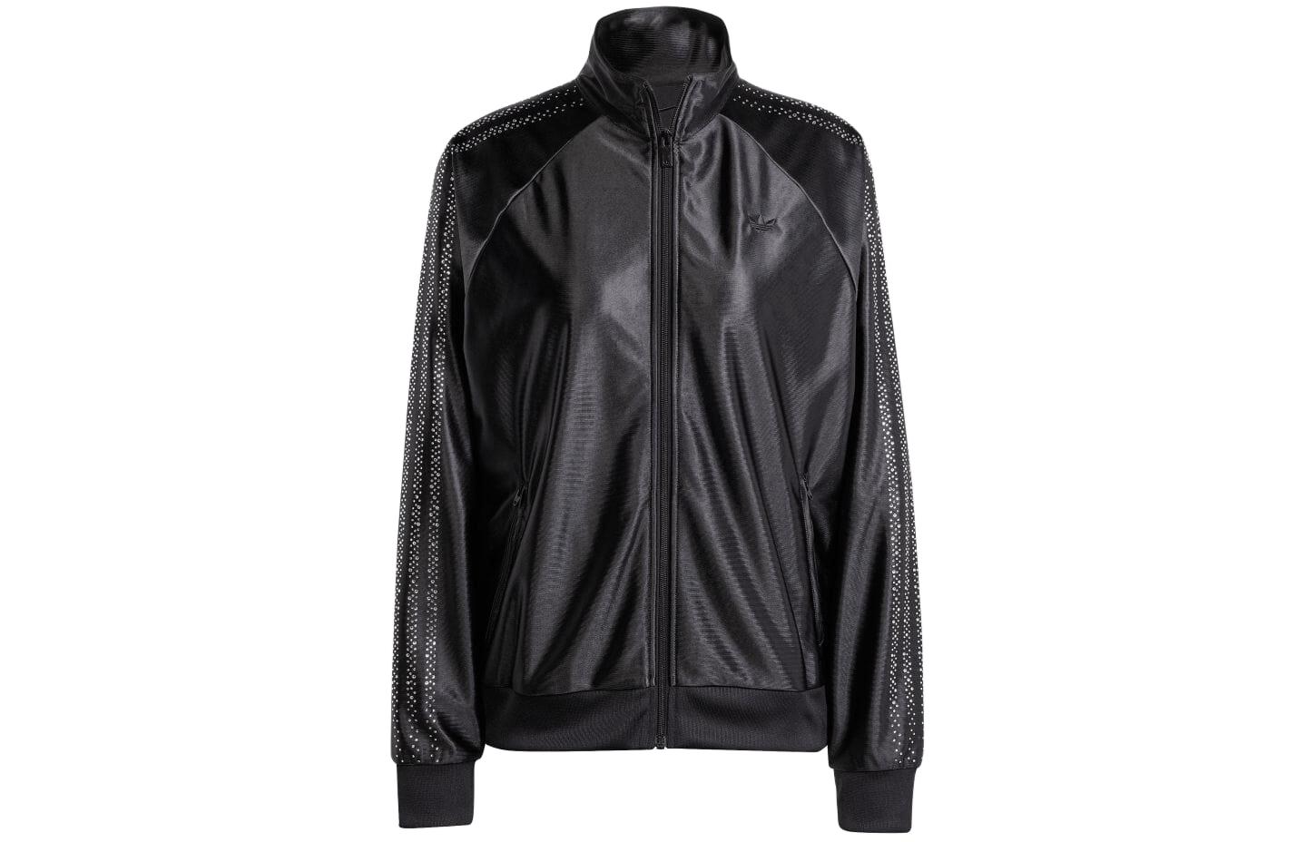 Adidas Originals Embed Three Stripes Track Top Jackets & Coats Women s Black IT9664 M