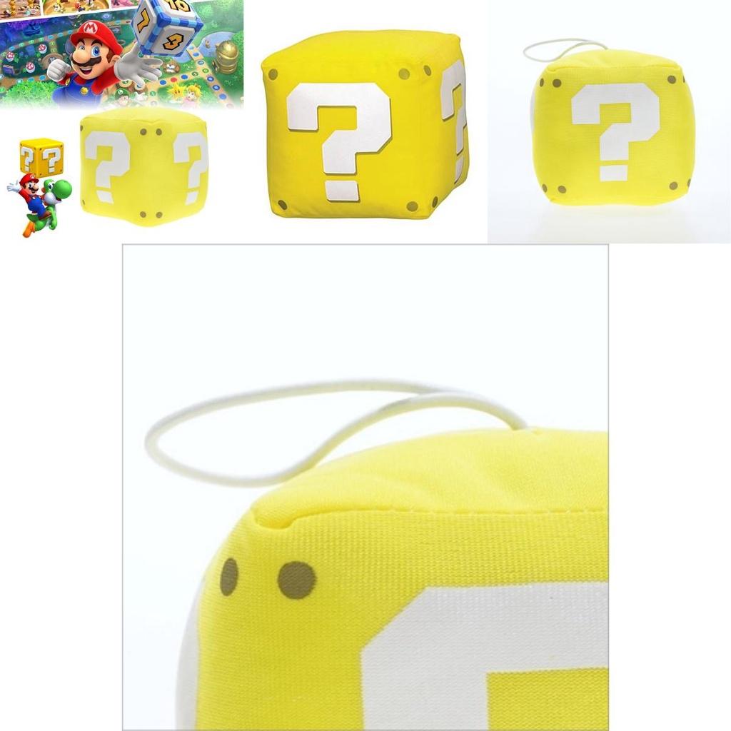 Super Mario Marioo Fragezeichenblock Goldener Würfel Plüschtier Stofftierpuppe