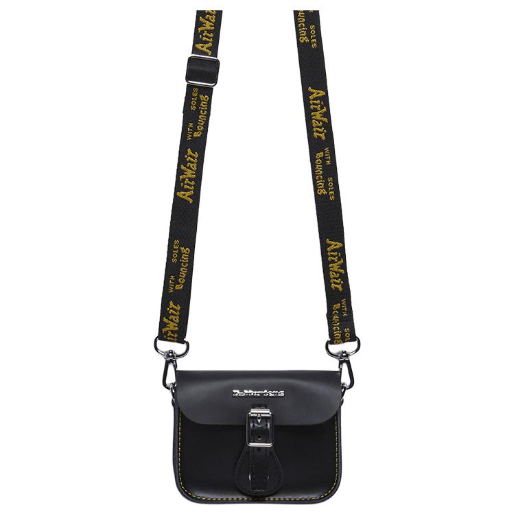 New Dr.Martens Cow Leather Shoulder Bag, Crossbody Bag Small Women's Black AD105001