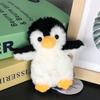 Apricot Lamb Black Penguin Cute Soft Keychain Plush Toy, Perfect for Boys and Girls, Fits Kids Backpacks and Purses, 10cm