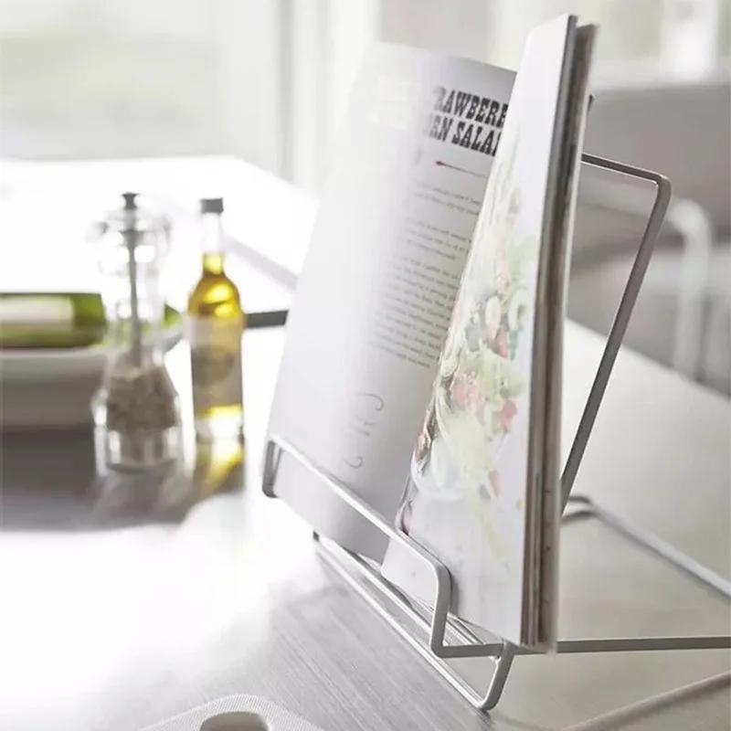 Cross-Border Desktop Folding Bookshelf Household Iron Simple Folding Stand Music Stand Magazine Reading Stand Tablet Computer