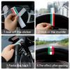 CQSUV1 1/5/10 KS Samolepky na volant auta Nálepka s národní vlajkou Pro Alfa Romeo Giulia Stelvio Giulietta 156 159 147 Mito Tonale Brera