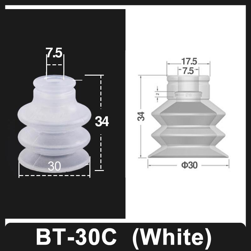 BT Ventuză Mare cu Vacuum din Silicon Strat Unic Robot Accesorii Pneumatice Industriale Duză cu Aspirație Puternică