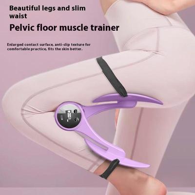 Pelvic Floor Muscle Trainer With Counter Thigh Master Adjustable Leg Exercises Device For Postpartum Recovery Leg Butt Training