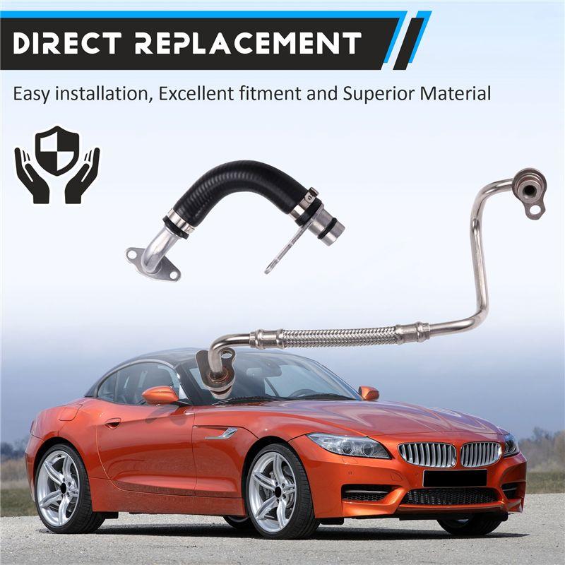 Turbocharger Hose Cooling Tube For BMW 11538663516 11538663517 11428626652 11428626653