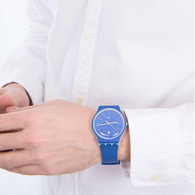Swatch Unisex 47.4mm Mavi Saat SUOS403 SUOS403