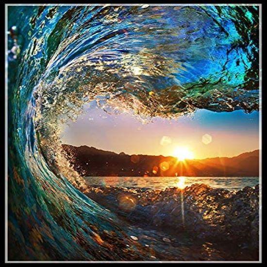 DIY 5D Diamond Painting Kits for Adults, Beach Sunset Landscape HD ...