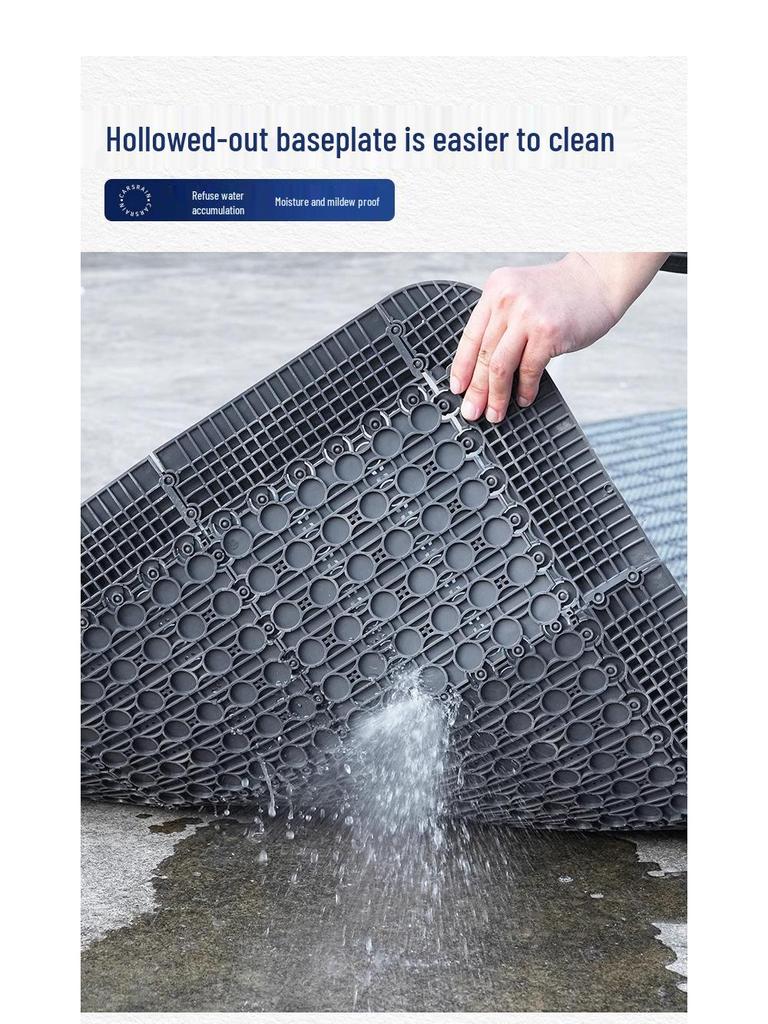 Waterproof Anti-Slip Entrance Doormat for Offices & Hotels - Dust Removal Carpet