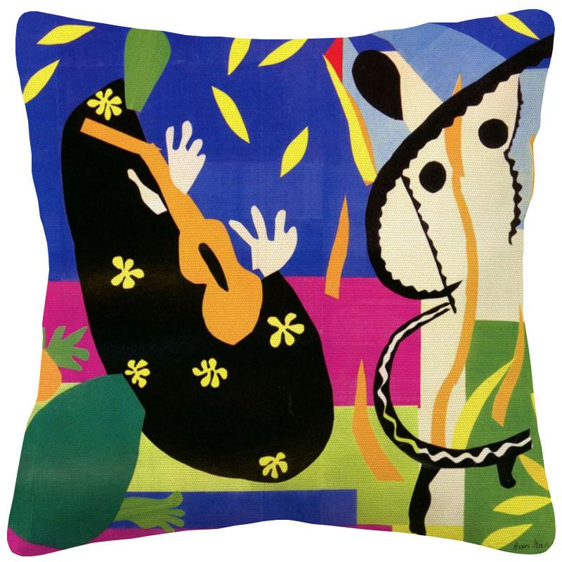 Henri Matisse Art Painting Cushion Cover Girl Flamingo Palm Leaf Throw Pillow Case Home Decor Living Room Decoration