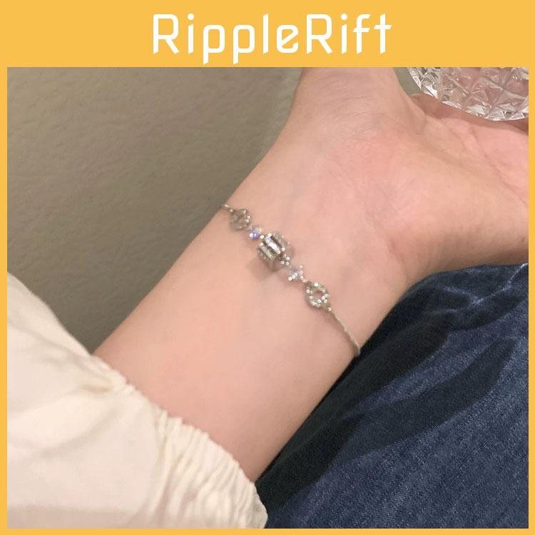 Silver Geometric Modern Bracelet For Women Highend Jewelry Fashionable