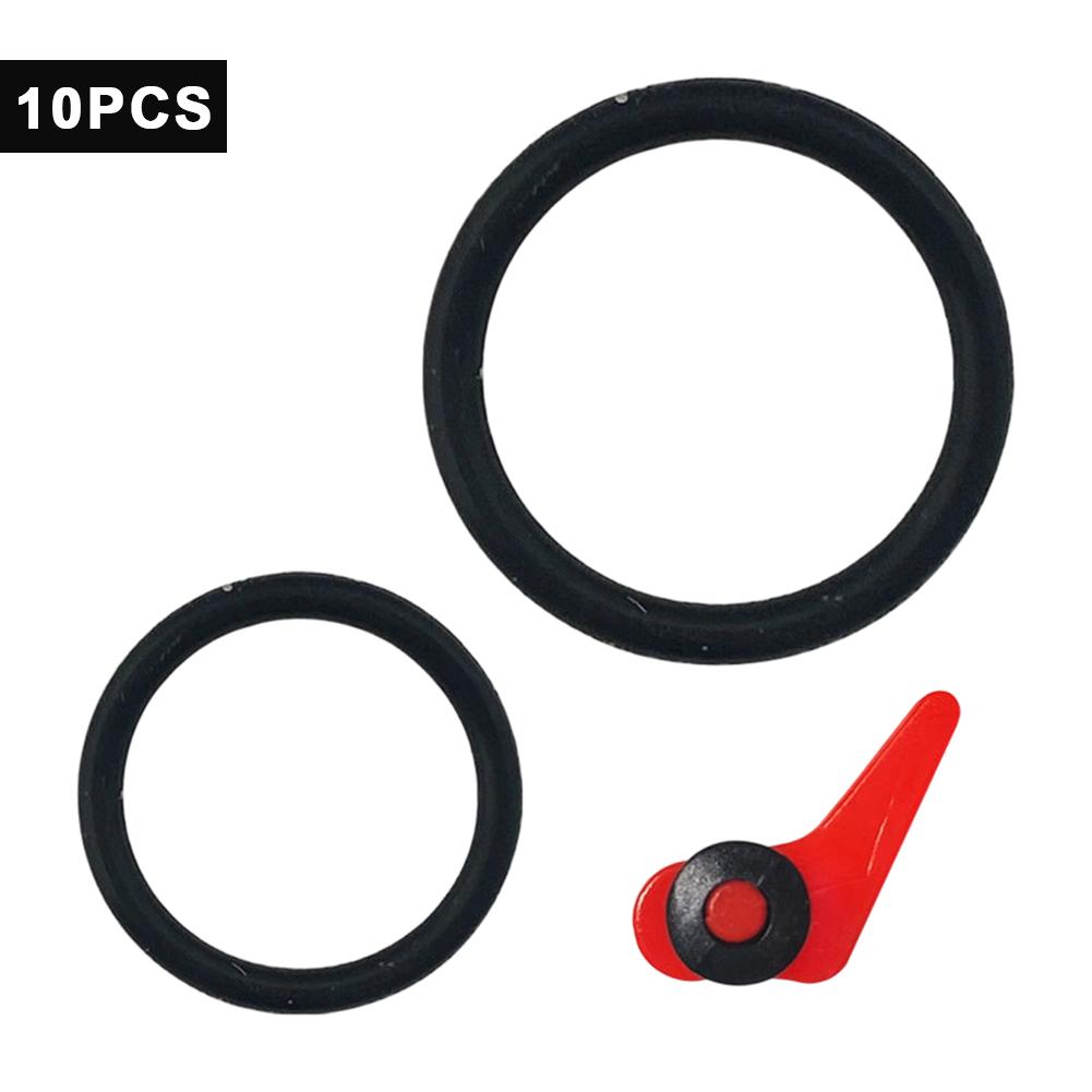 For Fishing Rod with Silicone Ring Plastic Lure Hook Fixer Portable Fishing Accessory 10PCS Hook Keeper