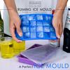 Food Grade 24-hole Silicone with Lid Ice Cubes Square Ice Box Supplementary Food Puree Jelly Mold