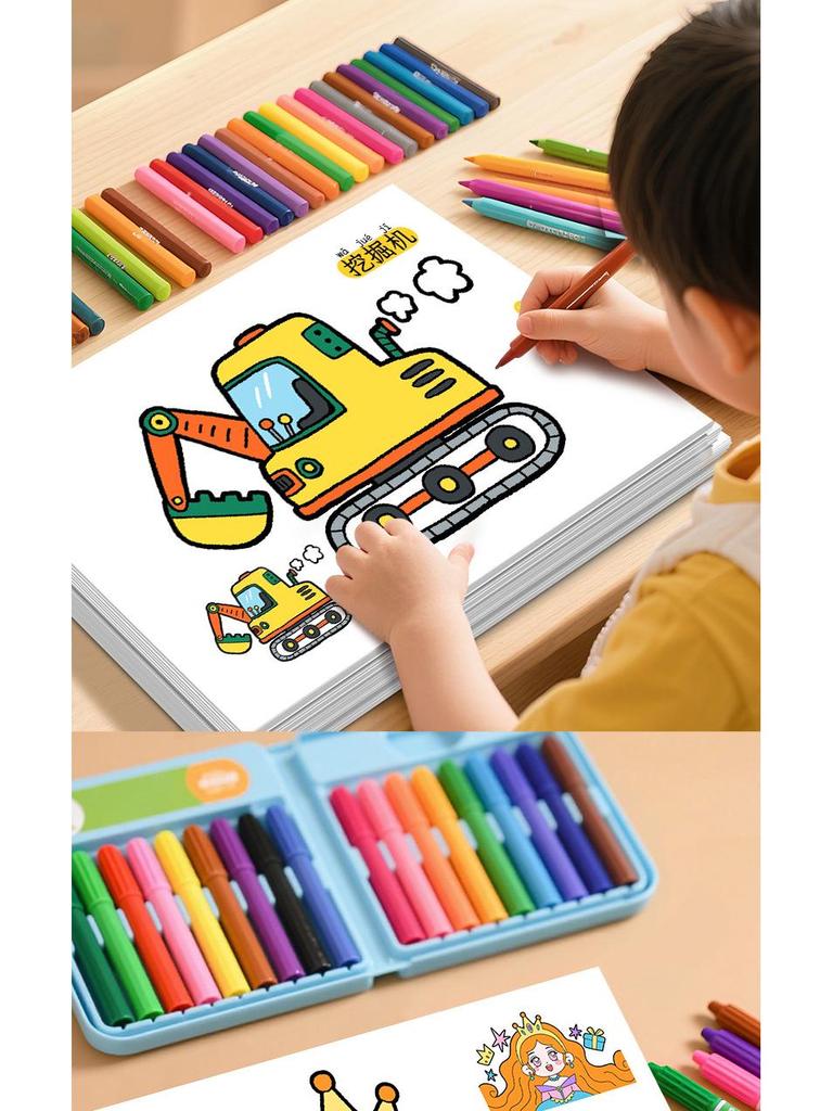 Princess Coloring & Drawing Book for Girls Ages 3-6: Early Education Fun