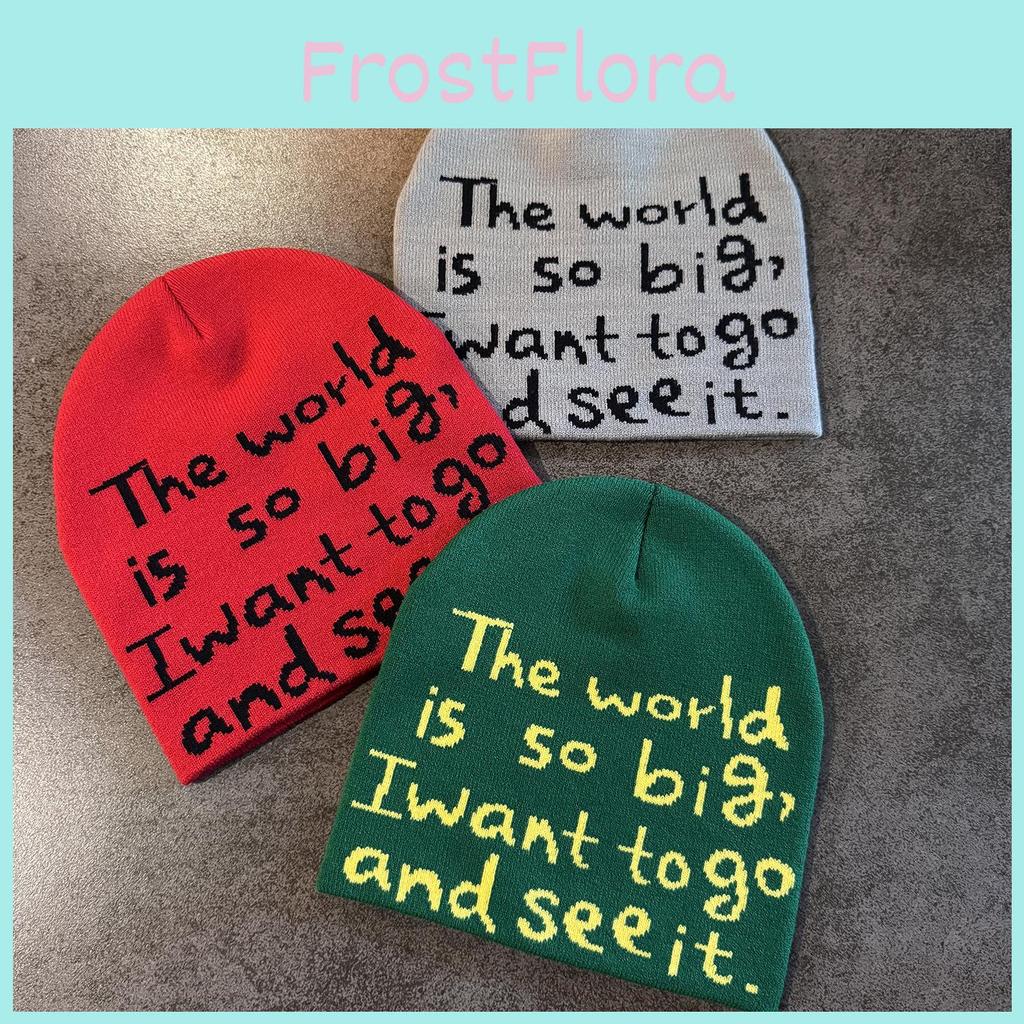 Trendy Knit Letter Beanie For Men Women Warmth And Sun Avoidance