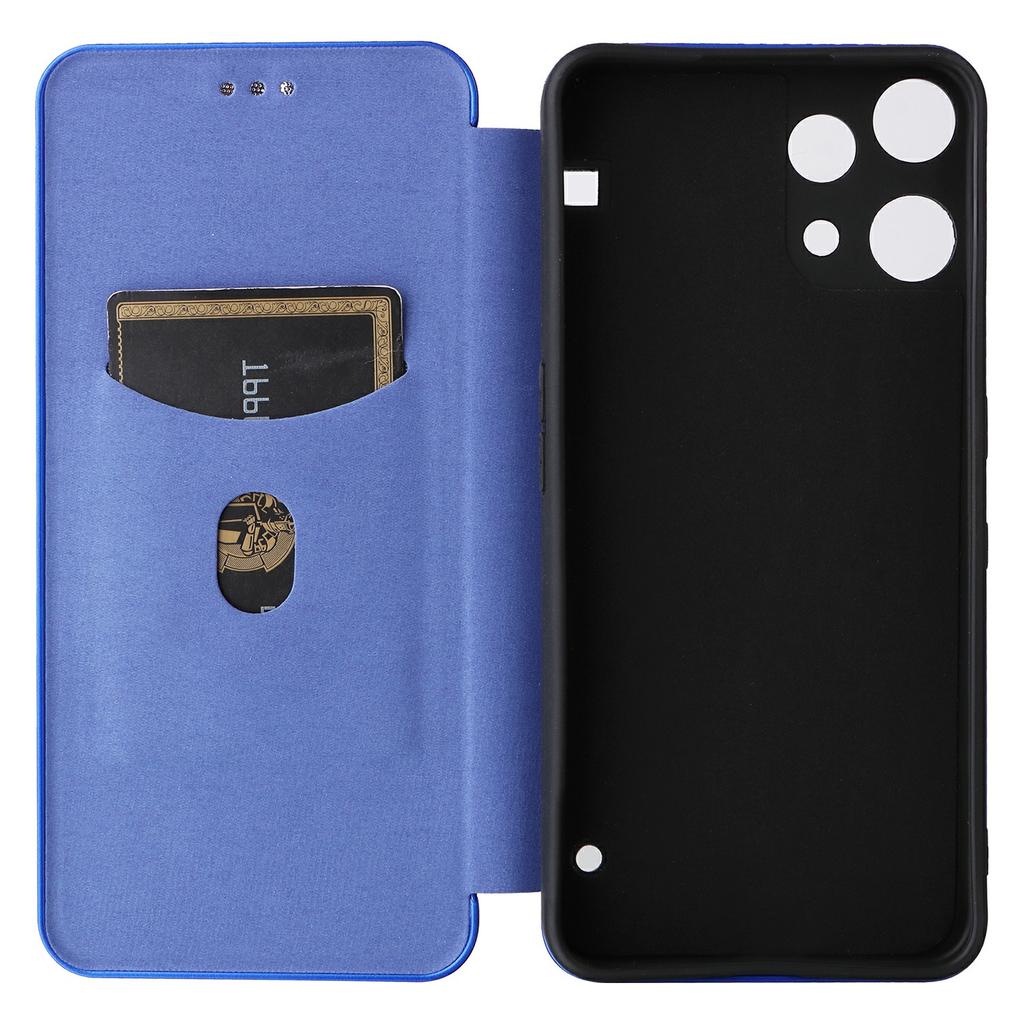For Nothing Phone (3a) Lite 5G Case Carbon Fiber Texture Drop-Proof PU Leather Phone Cover