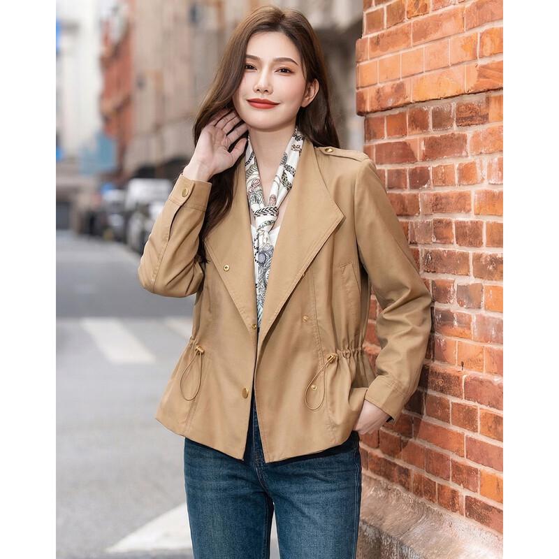 TERRE BLEUE Women s Casual Short Windbreaker Jacket S